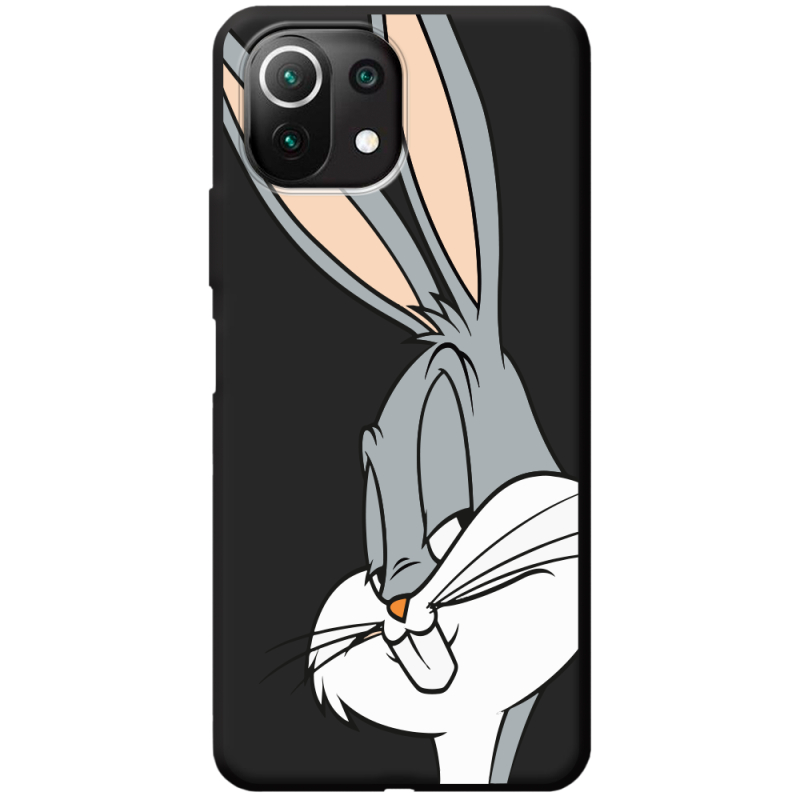 Черный чехол BoxFace Xiaomi 11 Lite 5G NE Lucky Rabbit