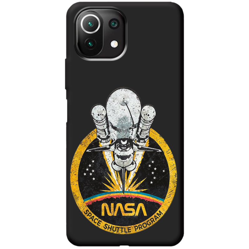 Черный чехол BoxFace Xiaomi 11 Lite 5G NE NASA Spaceship