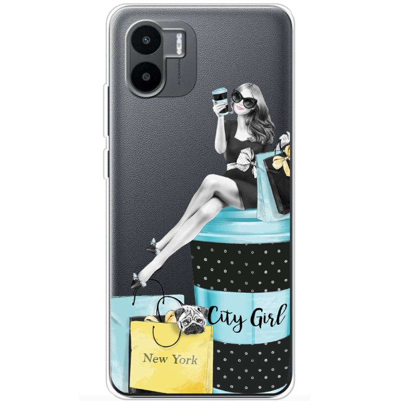 Прозрачный чехол BoxFace Xiaomi Redmi A2 City Girl