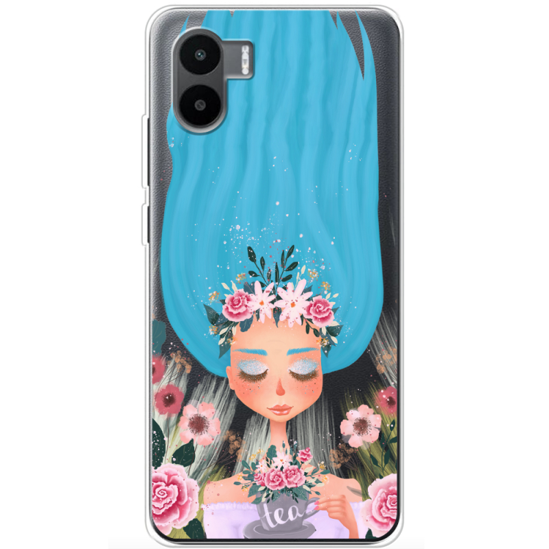 Прозрачный чехол BoxFace Xiaomi Redmi A2 Blue Hair