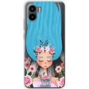 Прозрачный чехол BoxFace Xiaomi Redmi A2 Blue Hair