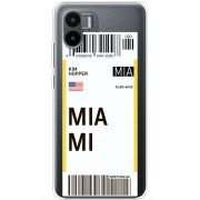 Прозрачный чехол BoxFace Xiaomi Redmi A2 Ticket Miami