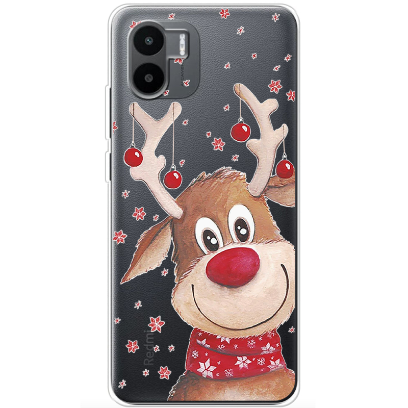 Прозрачный чехол BoxFace Xiaomi Redmi A2 Winter Deer