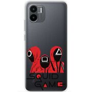 Прозрачный чехол BoxFace Xiaomi Redmi A2 siquid game люди в красном