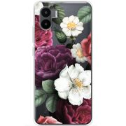 Прозрачный чехол BoxFace Xiaomi Redmi A2 Floral Dark Dreams