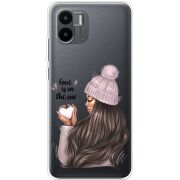 Прозрачный чехол BoxFace Xiaomi Redmi A2 love is in the air