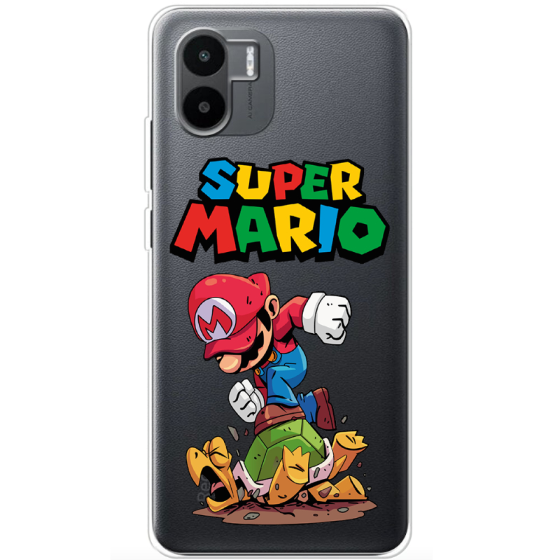 Прозрачный чехол BoxFace Xiaomi Redmi A2 Super Mario