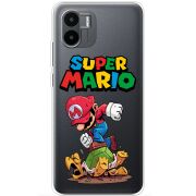 Прозрачный чехол BoxFace Xiaomi Redmi A2 Super Mario