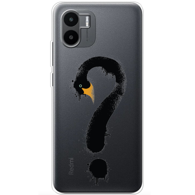 Прозрачный чехол BoxFace Xiaomi Redmi A2 Swan question