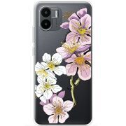 Прозрачный чехол BoxFace Xiaomi Redmi A2 Cherry Blossom