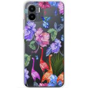 Прозрачный чехол BoxFace Xiaomi Redmi A2 Flamingo