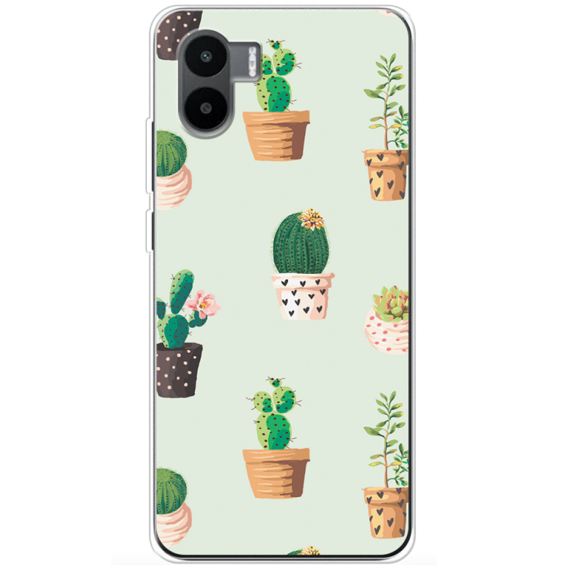 Чехол BoxFace Xiaomi Redmi A2 L-green Cacti