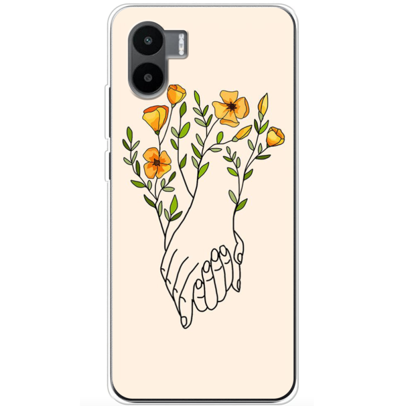 Чехол BoxFace Xiaomi Redmi A2 Flower Hands