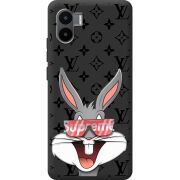 Черный чехол BoxFace Xiaomi Redmi A2 looney bunny