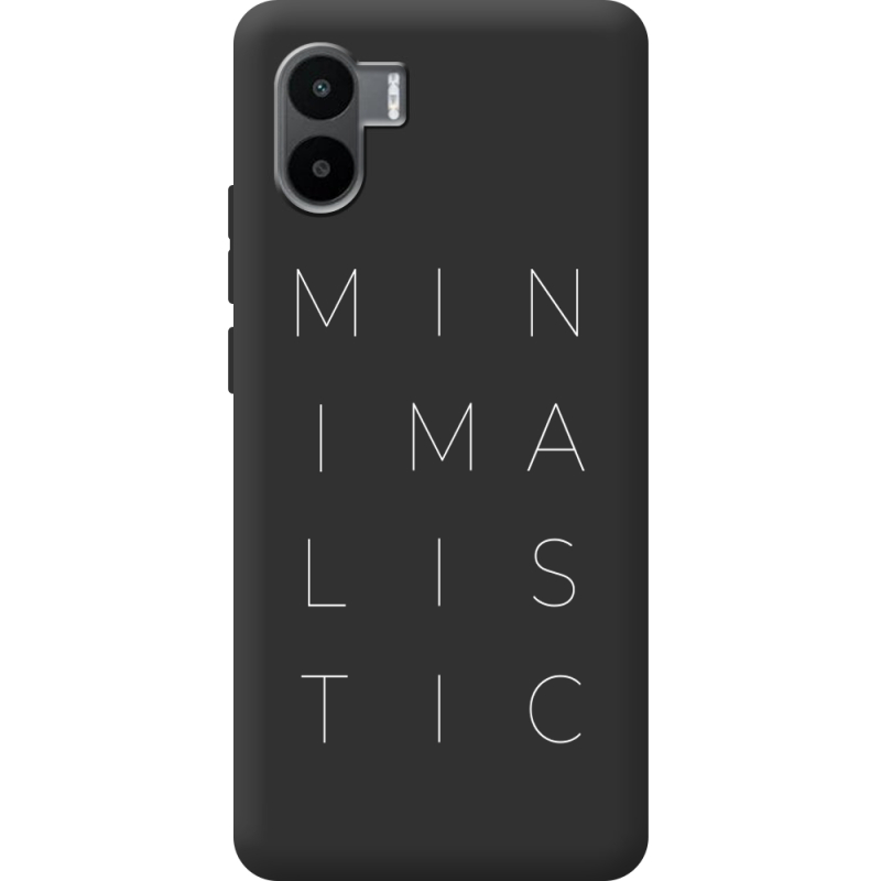 Черный чехол BoxFace Xiaomi Redmi A2 Minimalistic