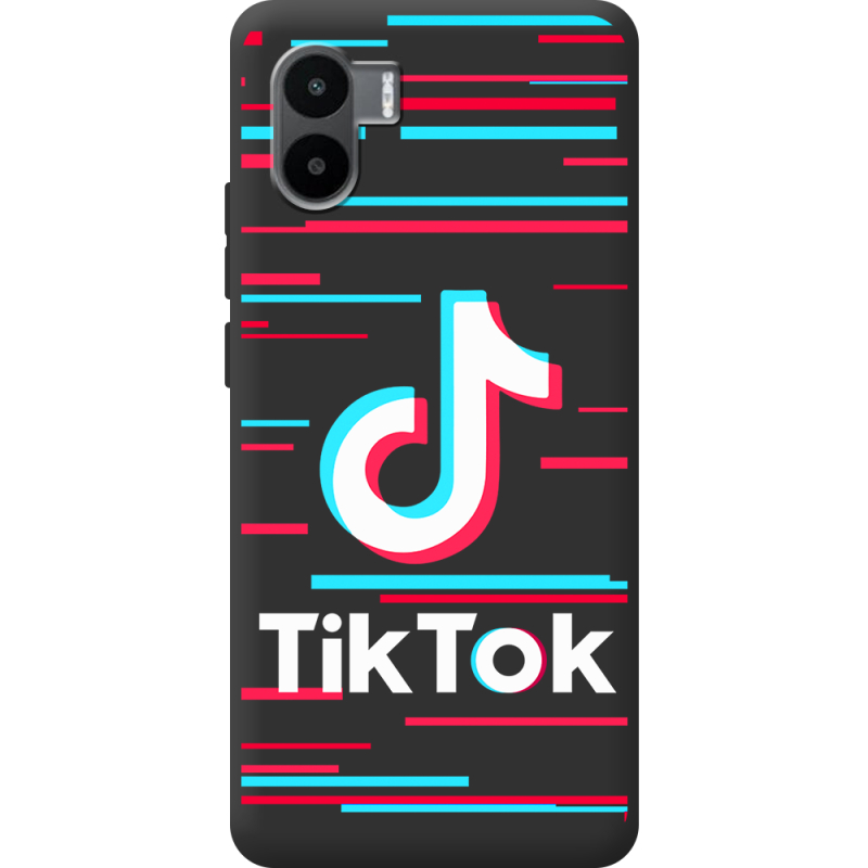 Черный чехол BoxFace Xiaomi Redmi A2 Tik Tok