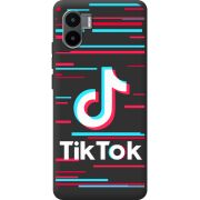 Черный чехол BoxFace Xiaomi Redmi A2 Tik Tok