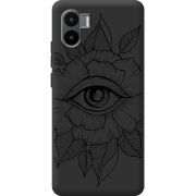 Черный чехол BoxFace Xiaomi Redmi A2 Eye