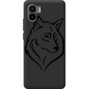 Черный чехол BoxFace Xiaomi Redmi A2 Wolf