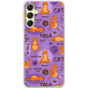 Чехол BoxFace Samsung Galaxy A24 (A245) Yoga Cat