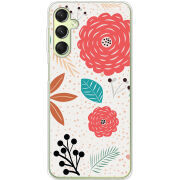 Чехол BoxFace Samsung Galaxy A24 (A245) Line Flowers