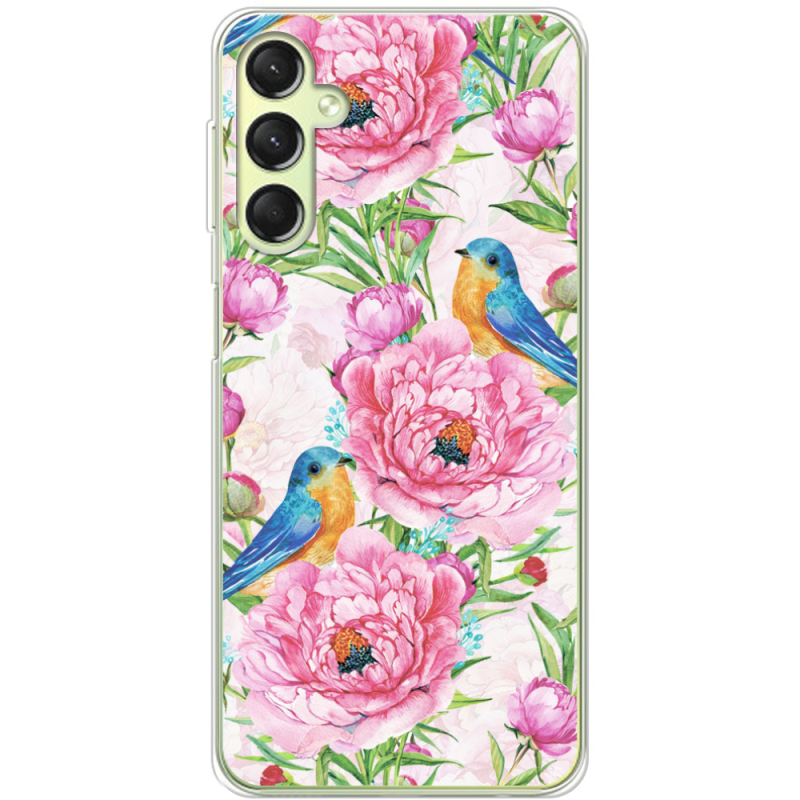 Чехол BoxFace Samsung Galaxy A24 (A245) Birds and Flowers