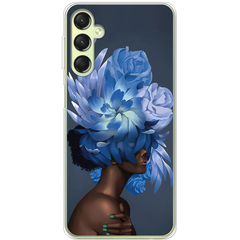 Чехол BoxFace Samsung Galaxy A24 (A245) Exquisite Blue Flowers