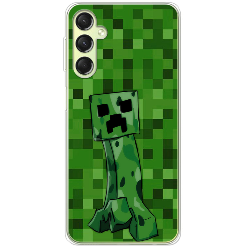 Чехол BoxFace Samsung Galaxy A24 (A245) Minecraft Creeper