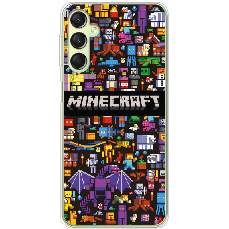 Чехол BoxFace Samsung Galaxy A24 (A245) Minecraft Mobbery