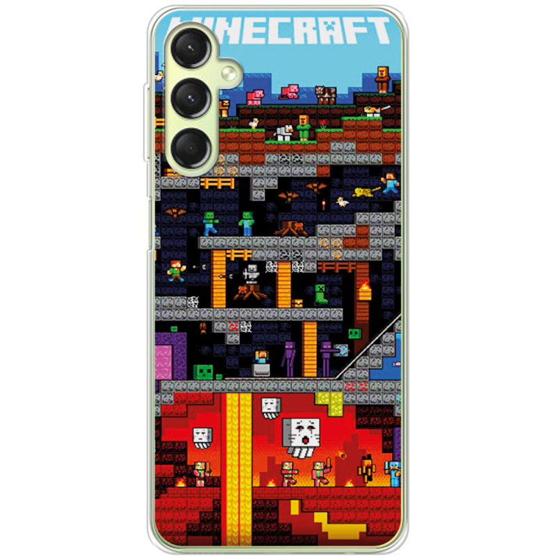 Чехол BoxFace Samsung Galaxy A24 (A245) Minecraft Lode Runner