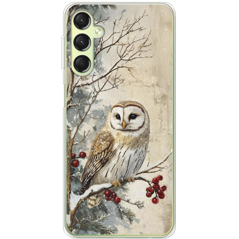Чехол BoxFace Samsung Galaxy A24 (A245) Christmas Owl