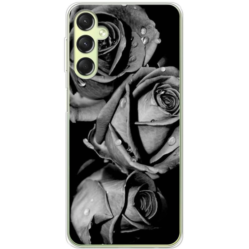 Чехол BoxFace Samsung Galaxy A24 (A245) Black and White Roses