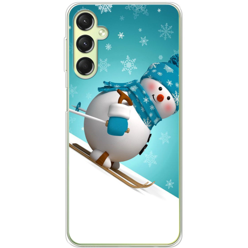 Чехол BoxFace Samsung Galaxy A24 (A245) Skier Snowman