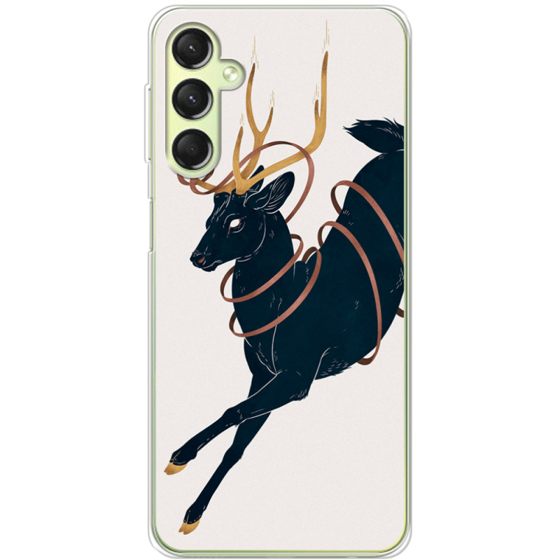 Чехол BoxFace Samsung Galaxy A24 (A245) Black Deer