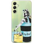 Прозрачный чехол BoxFace Samsung Galaxy A24 (A245) City Girl