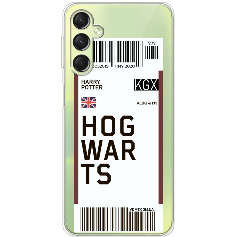 Прозрачный чехол BoxFace Samsung Galaxy A24 (A245) Ticket Hogwarts