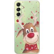 Прозрачный чехол BoxFace Samsung Galaxy A24 (A245) Winter Deer