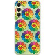 Прозрачный чехол BoxFace Samsung Galaxy A24 (A245) Hippie Flowers