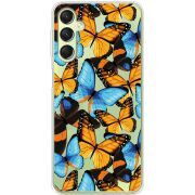 Прозрачный чехол BoxFace Samsung Galaxy A24 (A245) Butterfly Morpho