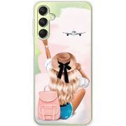 Прозрачный чехол BoxFace Samsung Galaxy A24 (A245) Travel Girl