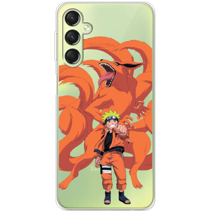 Прозрачный чехол BoxFace Samsung Galaxy A24 (A245) Naruto and Kurama