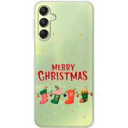 Прозрачный чехол BoxFace Samsung Galaxy A24 (A245) Merry Christmas