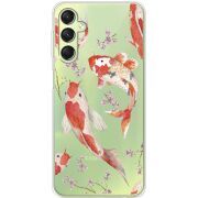 Прозрачный чехол BoxFace Samsung Galaxy A24 (A245) Japanese Koi Fish