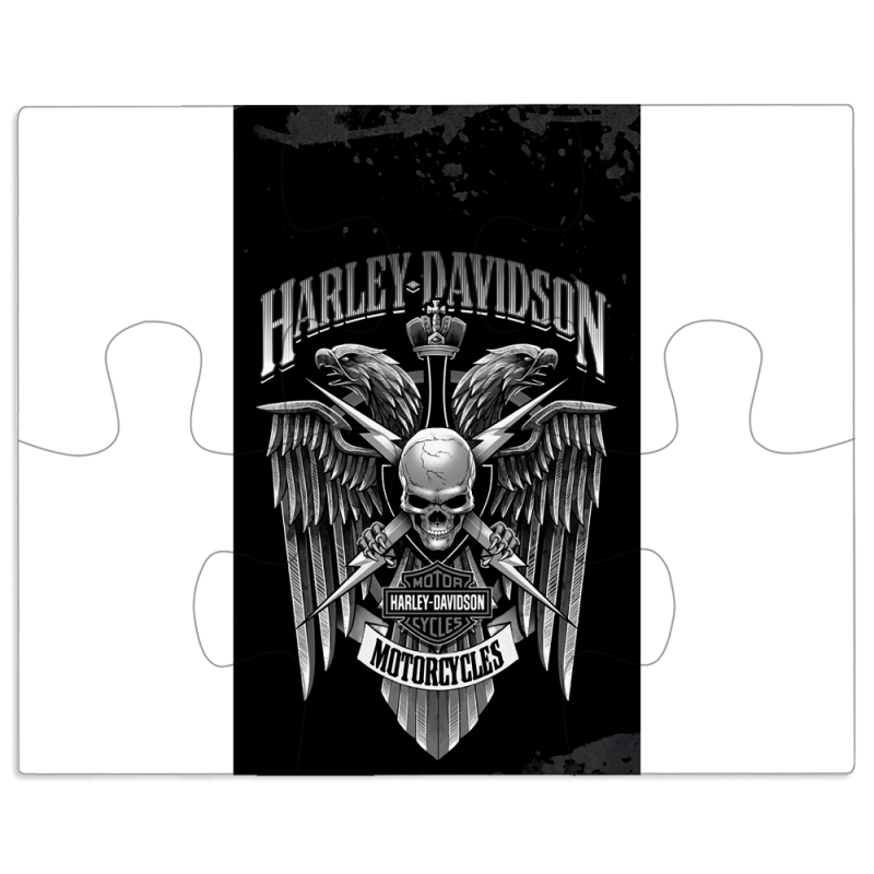 Магнитные фотопазлы 100 на 80 Harley Davidson