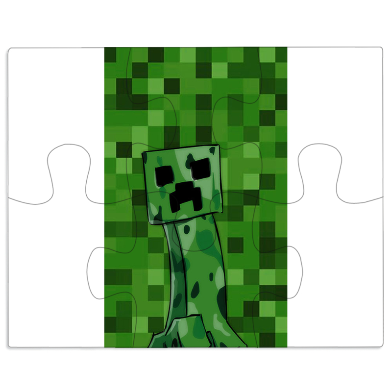 Магнитные фотопазлы 100 на 80 Minecraft Creeper