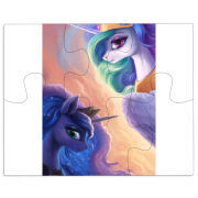 Магнитные фотопазлы 100 на 80 My Little Pony Rarity  Princess Luna