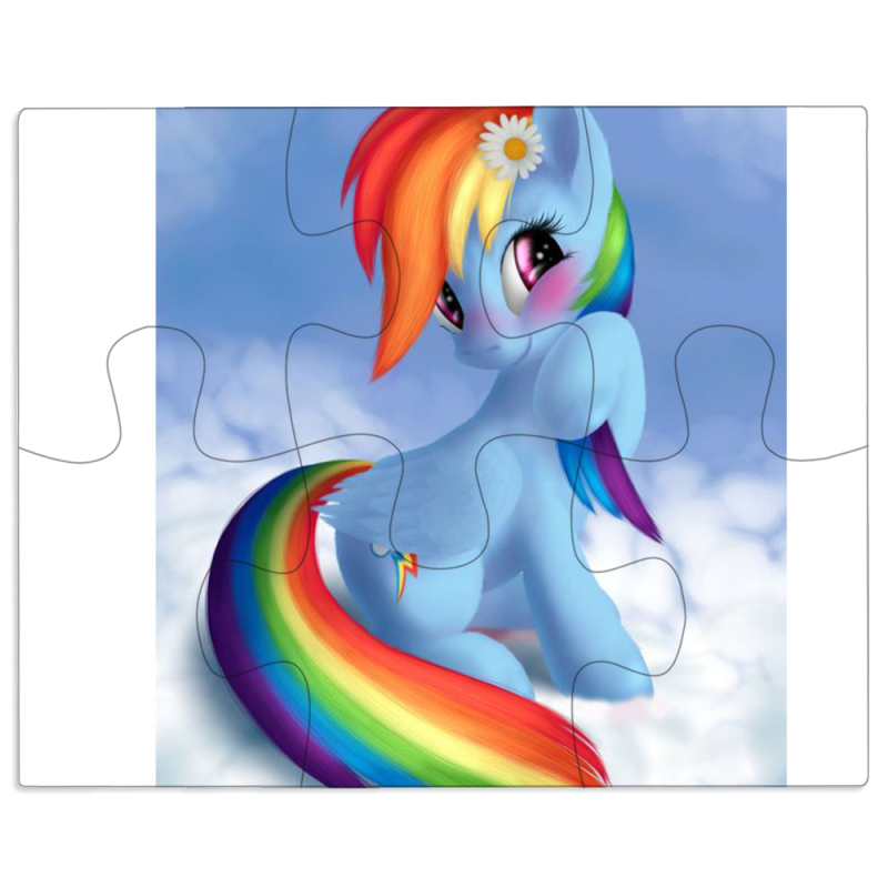 Магнитные фотопазлы 100 на 80 My Little Pony Rainbow Dash