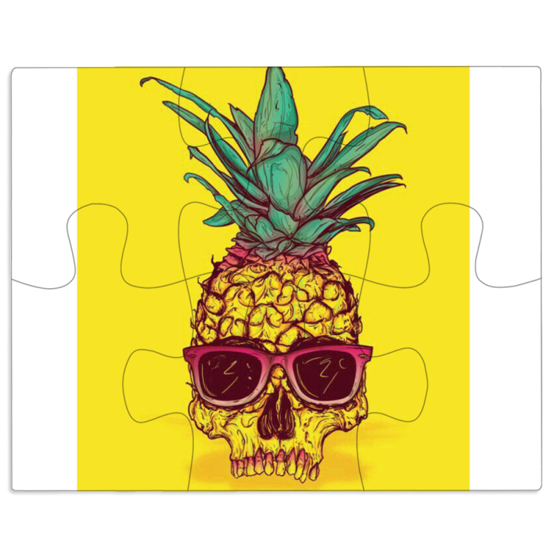 Магнитные фотопазлы 100 на 80 Pineapple Skull