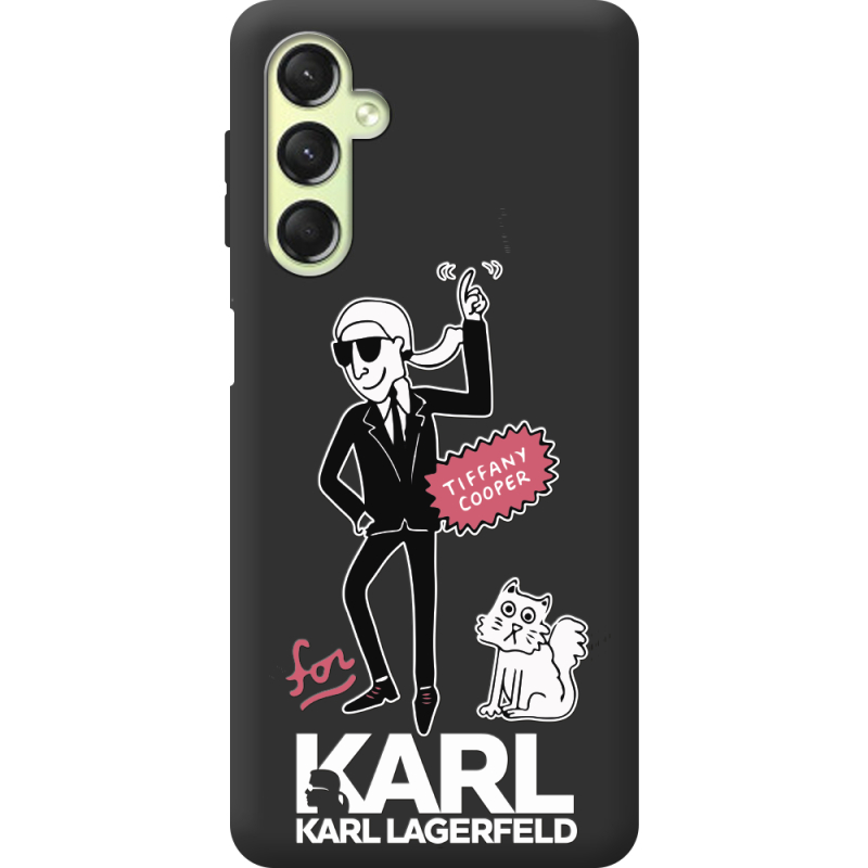 Черный чехол BoxFace Samsung Galaxy A24 (A245) For Karl