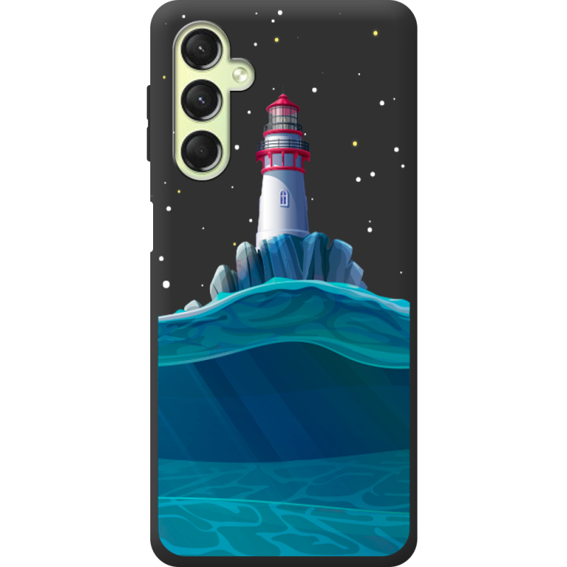 Черный чехол BoxFace Samsung Galaxy A24 (A245) Lighthouse